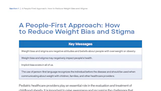 Training Your Staff Using Person-First Language - Obesity Toolkit