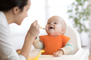 Families - Infant and Child Nutrition - Mom Feeding Baby