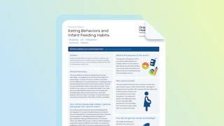 Research: Parent Eating Behavior and Infant Feeding Habits - Preview