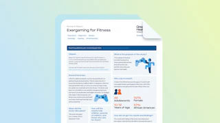 Research: Exergaming for Fitness with Children Preview