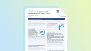 Research: Movement Guidelines and Development of Motor Skills in Children