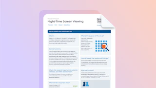 Research: Night-Time Screen Viewing - Preview