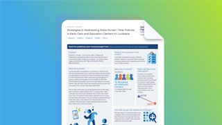 Research strategies screen time
