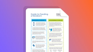 Guide to feeding newborn